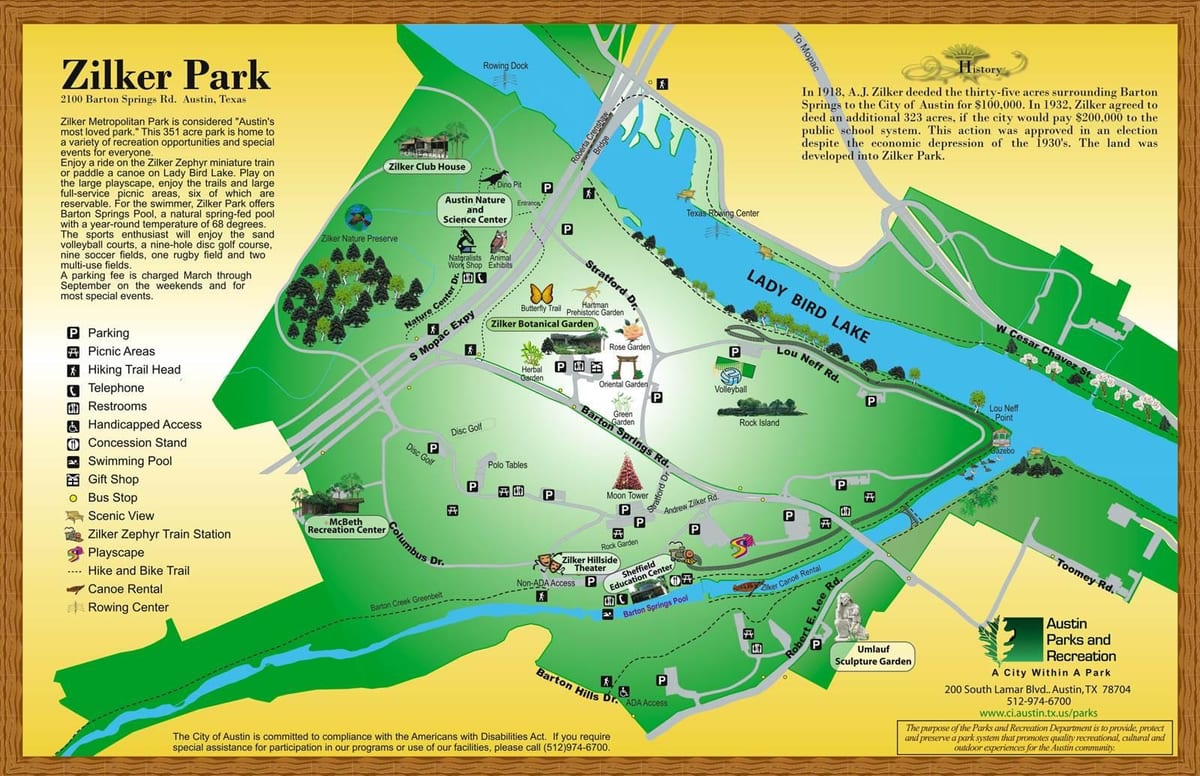 नक्शे के Zilker Austin