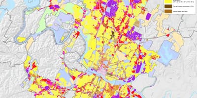 Austin के शहर zoning नक्शा