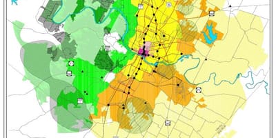 Austin विकास का नक्शा